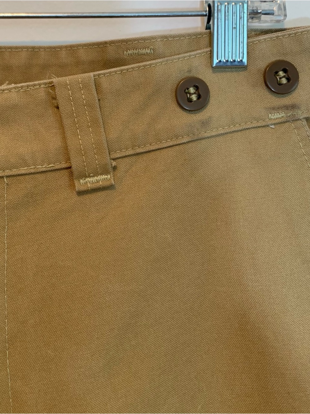 Filson Pants Dry Tin Cloth Canvas Work Pants 31x30 Suspender Buttons - Picture 7 of 8